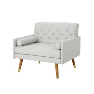 NicBex Tufted Accent Chair,Upholstered Living Room Chairs with Mid-Height Backrest,Mid-Century Armchair,Accent Chairs for Living Room - 1 of 4