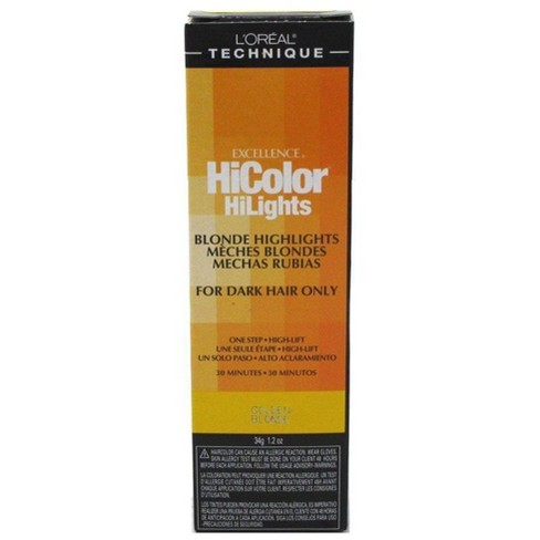 L'oreal Technique Excellence HiColor HiLights Blonde Highlights for Dark Hair Only - GOLDEN BLONDE | Loreal Haircolor Dye Hair Color - image 1 of 2