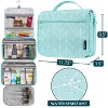 PAVILIA Hanging Toiletry Bag Women Men, Foldable Large Travel Cosmetic Organizer, Water Resistant Makeup Toiletries Essentials Kit - 2 of 4