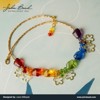 Crystal Lane DIY 12x16mm Glass Faceted Nuggets Rainbow Mix 7" Designer Bead Strand - 2 of 4