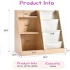 FONTOI Kids Bookshelf for Kids Rooms, Bookcase Toy Organizer Toddler Nursery Book Shelves - 2 of 4