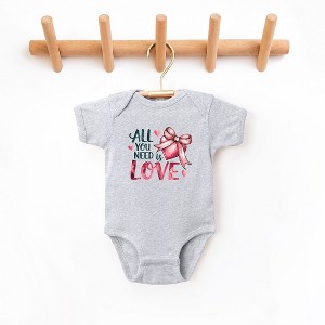 The Juniper Shop All You Need Is Love Coquette Baby Bodysuit - 1 of 3