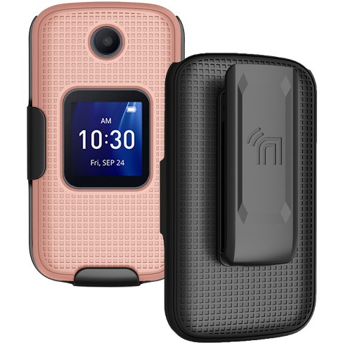 Nakedcellphone Case And Belt Clip Holster For Alcatel Go Flip 4