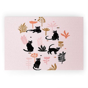 Anneamanda cat garden Welcome Mat - Deny Designs - 1 of 3