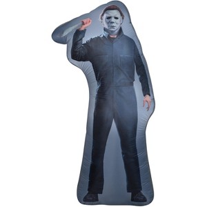Gemmy Photorealistic Airblown Inflatable Michael Myers S LG Universal, 6 ft Tall, Black - 1 of 2