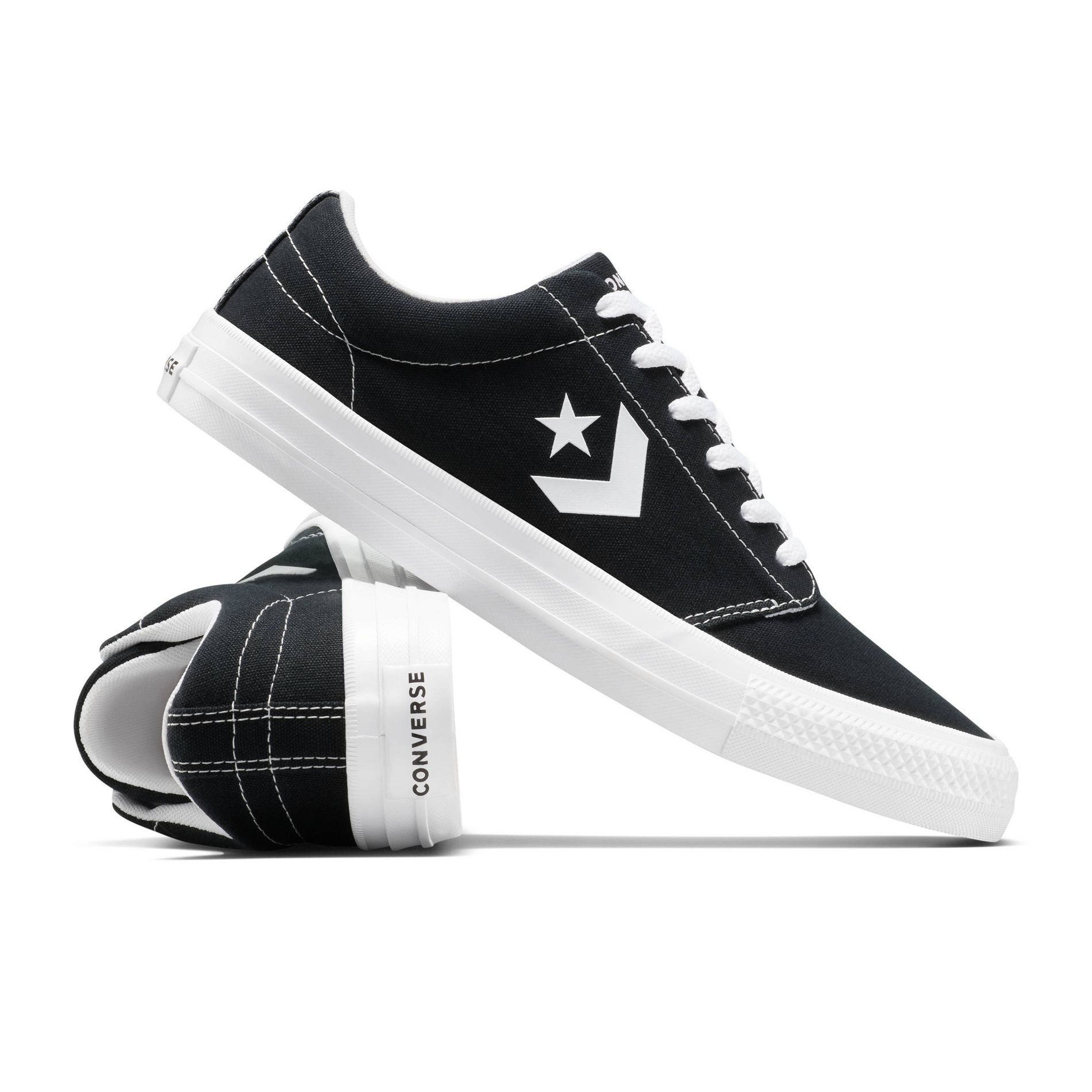 Converse Adult Day One Classic Sneakers - Black/White M10.5/W12