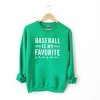 Simply Sage Market Women's Graphic Sweatshirt Baseball Is My Favorite Season - 3 of 3