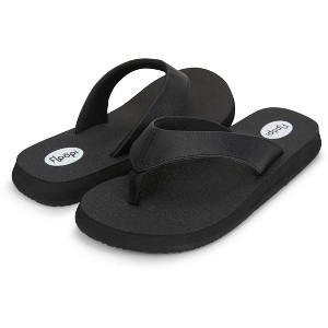 Women's Charlotte Yoga Mat Textured Flip Flop - 1 of 4