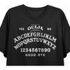 Ouija Game Board Women’s Black Crew Neck Short Sleeve Crop Top - 2 of 4