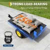 Clearance, ATV UTV Trailer Tow Behind Dump Cart, Heavy Duty Garden Utility Trailer with Removable Sides, All Terrain Tires, Pull Behind - 2 of 4