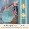 LunaLulinlk Fabric Shower Curtain with Hooks - 4 of 4