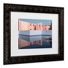 Trademark Fine Art - Linda Wride  Muralla Roja 26 Matted Framed Art - 3 of 4