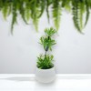 Unique Bargains Artificial Plants 7-Star Mini Rose Plastic 2.36"x2.36"x5.91" 1 Pcs - 2 of 4