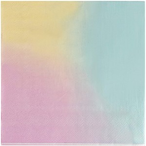 Blue Panda 150-Pack Rainbow Pastel Disposable Paper Napkins Party Supplies - 1 of 4