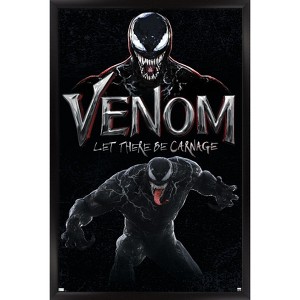 Trends International Marvel Venom: Let There be Carnage - Attack Framed Wall Poster Prints - 1 of 4