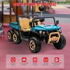 24V 2-Seater Kids Ride-On Dump Truck - Parent Remote Control, 4WD Power, Electric Dump Bed & Shovel, 6-Wheel Design for Ages 3+ - 4 of 4