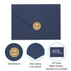 Unique Bargains Blank Paper Mini Vintage Business Greeting Card Envelope 20 Pcs - 4 of 4