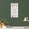 Masterpiece Art Gallery 17"x34" Santa's Rules Wall Art - 4 of 4