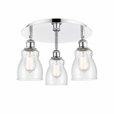 Ellery - 3 Light Flush Mount In Nautical Style-9.5 Inches Tall and 16.5 Inches Wide