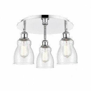 Innovations Lighting Ellery 3 - Light Flush Mount in  Polished Chrome - 1 of 1