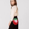 MaseiKar Strawberry Purse for Women and Girls, Soft Strawberry Crossbody Bag with Chain Strap, Strawberry Bag Novelty Purse - 4 of 4