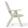 WestinTrends Malibu HDPE Adjustable Highback Folding Patio Dining Chair - 3 of 4