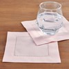 Solino Home Cotton and Linen Hemstitch Cocktail Napkins - 3 of 4