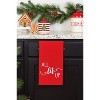 C&F Home 27" x 18" "All Lit Up" Sentiment Red Cotton Christmas Waffle Weave Kitchen Dish Towel Decor Decoration - 2 of 2