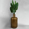 Uniquewise Antique Gold Metal Floor Flower Bottle Shape Vase for Entryway, Living Room or Dining Room - 3 of 4