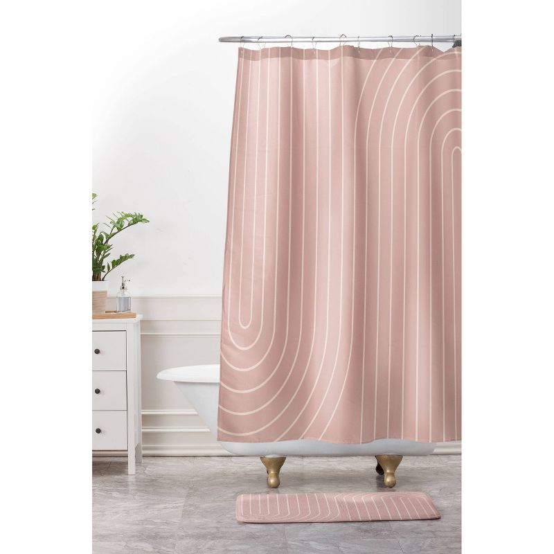 Colour Poems Minimal Line Curvature Shower Curtain - Deny Designs, 4 of 5