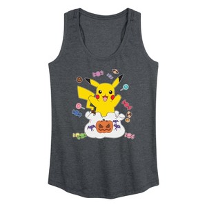 Women's - Pokémon - Gotta Eat Em All Graphic Racerback Tank - 1 of 4