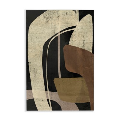 Stupell Industries Boomerang Shape Abstraction Wall Plaque Art