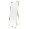 Kumasinova 65"/71" Full Length Mirror with Stand,Full Body Mirror with Metal Frame,Large Mirror Full Length for Bedroom & Living Room - 2 of 4