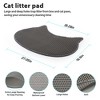 Sevobal Pet Training Pads and Potties, Cat Litter Mat with Urine and Water Proof Function, Honeycomb Design Mat for Cat, Gray, 27.05"*18.9"*0.2" - 4 of 4
