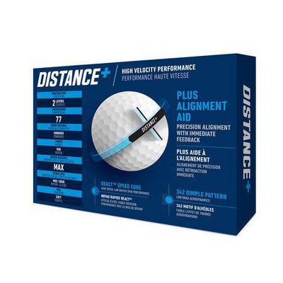 TaylorMade Distance Plus Golf Balls 12pk - White