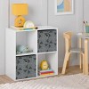 Racxily 4-Cube Storage Organizer Bookshelf -stylish Storage Organizer Book Case for Home Bedroom Office, Easy Assembly - 2 of 4