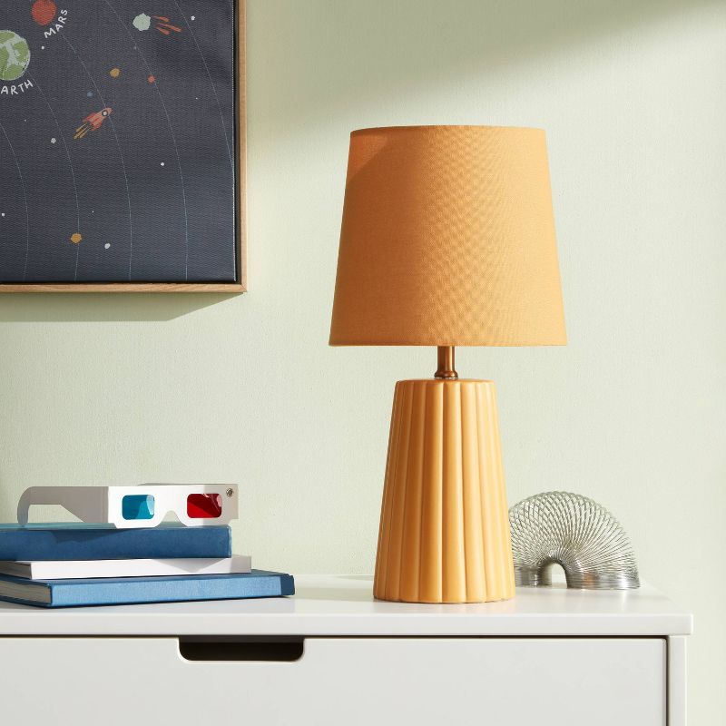 Tapered Ribbed Kids' Table Lamp - Pillowfort™, 2 of 10