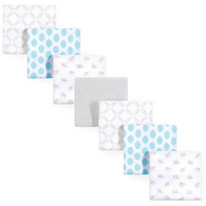 Luvable Friends Baby Cotton Flannel Receiving Blankets, Elephant 7-Pack, One Size - 1 of 1