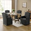 Arnold dining chair Set of 4 roll arms|ARTFUL LIVING DESIGN - 2 of 4