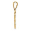 Black Bow Jewelry 14k Yellow Gold, Mimi Collection, Small Script Initial E Pendant - 2 of 4
