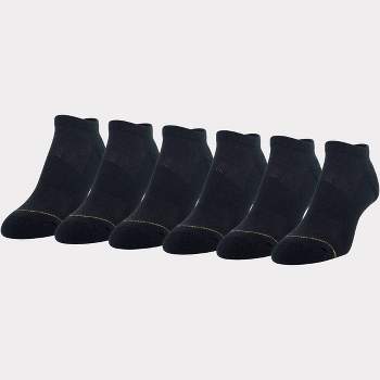 All Pro Women's 6pk Ultra Soft No Show Socks - Black 4-10 : Target