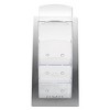 deflecto 3-Tier Literature Holder, Leaflet Size, 6.75w x 6.94d x 13.31h, Silver - 4 of 4