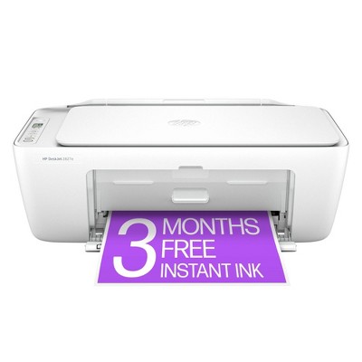 HP DeskJet 2825e Wireless All-in-One Color Printer Scanner Copier with 3 Months Free Instant Ink (6W7F4A)
