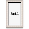 PosterPalooza | Photo Size Minimalist Shadow Box Silver Picture Frame - UV Acrylic, Backing, Hanging Hardware - 2 of 4