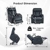 NicBex Recliner Chair Power Lift Chair with Remote Control for Elderly Sofa Chair Living Room Chairs Arm Chair for Bedroom - 3 of 4