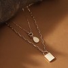 SOHI Women's California Gold The Sailor's Multi-Layer Necklace - 3 of 4