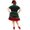 HalloweenCostumes.com Plus Deluxe Holiday Elf Costume for Women - 2 of 3