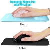 Blue Ergonomic Mouse Pad with Wrist Rest Support - 2 of 3