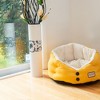 Armarkat Cat Bed C75HMB/MH Gold Waffle and White - 3 of 4