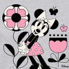 Women's - Disney - Minnie Mouse with Flowers & Butterflies Fitted Graphic T-Shirt - 2 of 3